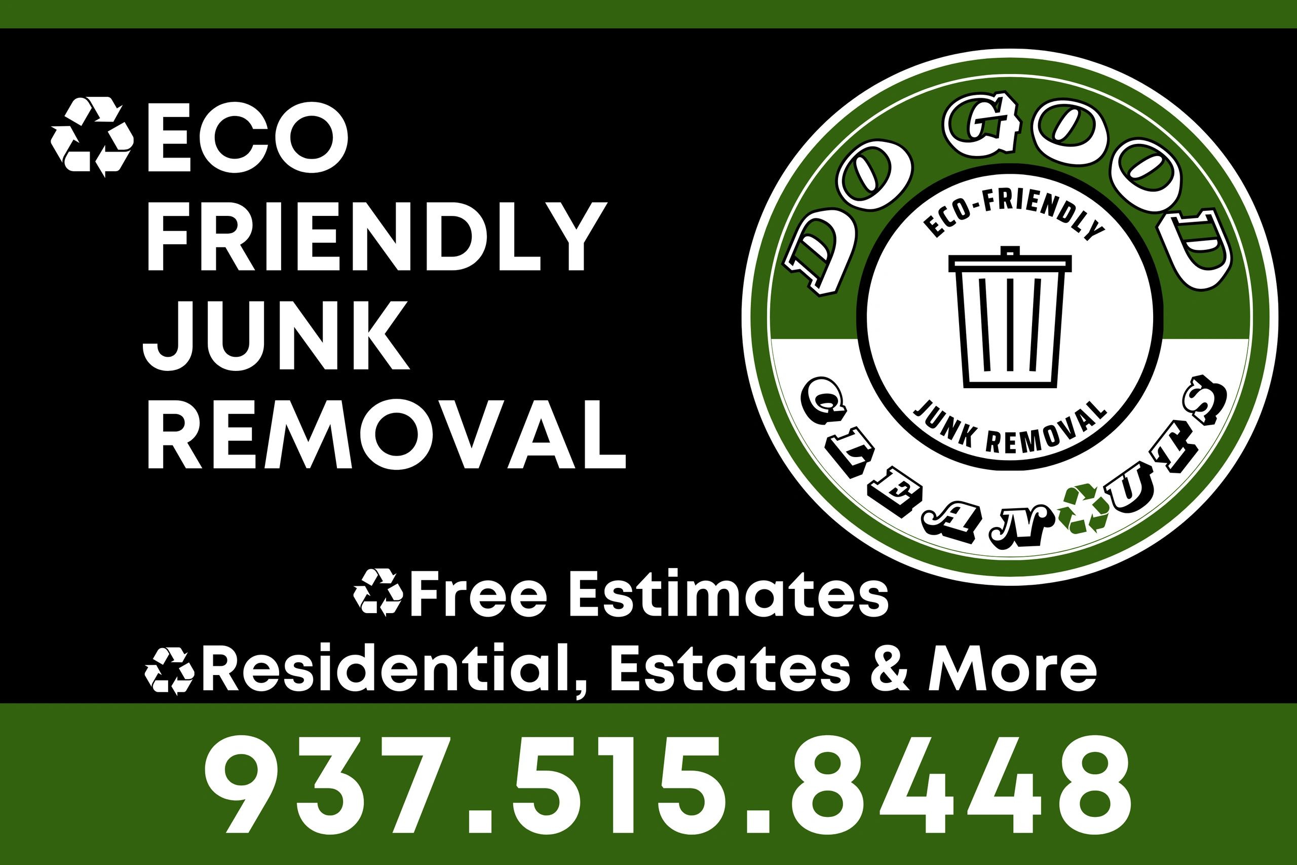 Do Good Cleanouts — Eco-Friendly Junk Removal, Free Estimates, 937.515.8448
